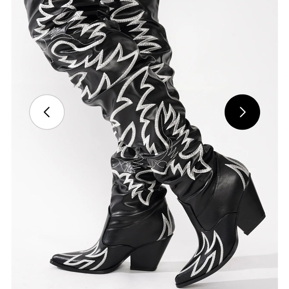 Cape Robbin Kelsey-21 western thigh-high cowboy boots. New in box size 8 - Picture 2 of 7